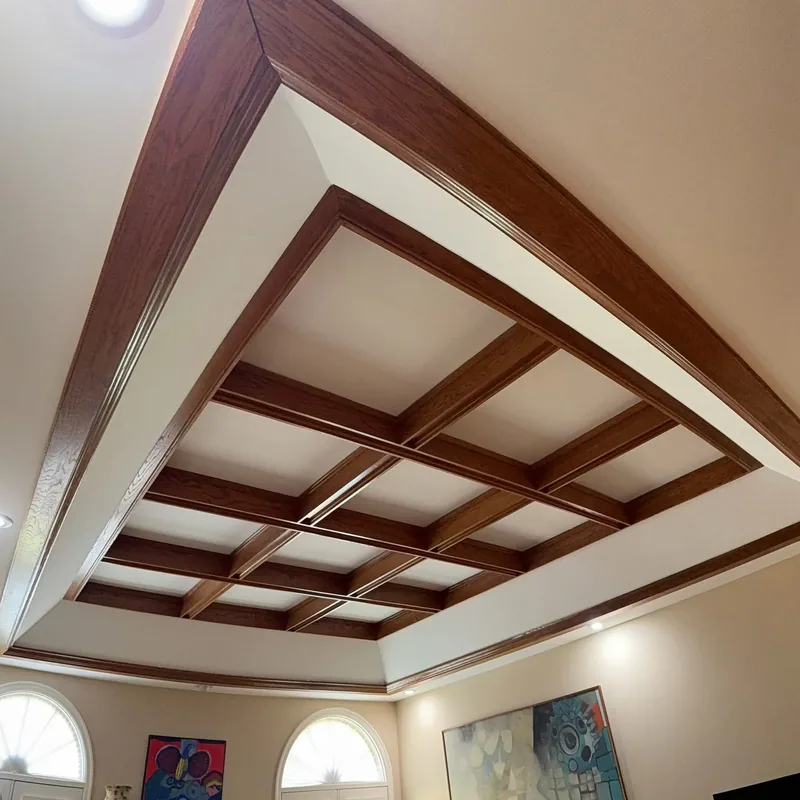 Coffered Ceiling Refinish