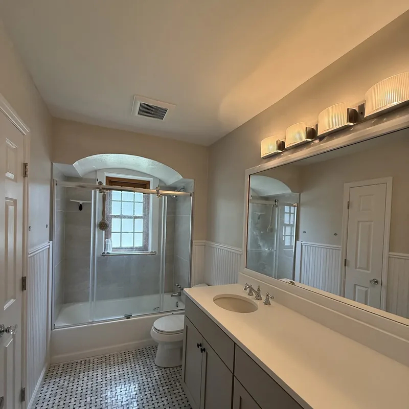 Ceiling Plaster Repair & Bathroom Refresh